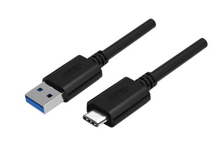 Unitek Kabel USB-A / USB-C, USB 3.0, 1m - czarny (Y-C474BK)