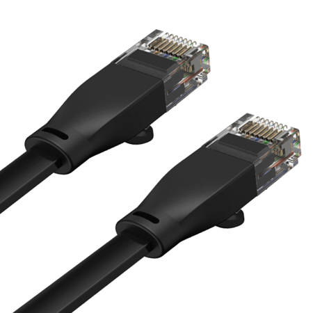 Unitek Kabel sieciowy płaski UTP Ethernet Cat.6 1m (C1809GBK)