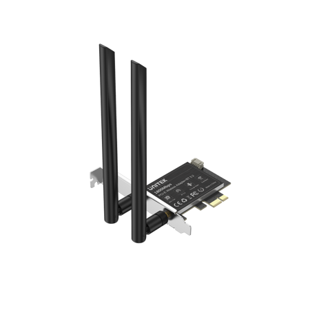 Unitek Karta sieciowa WiFi 6 na PCI-E, Bluetooth 5.2 (T034A)