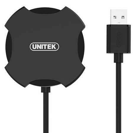 Unitek Y-2178 hub 4x USB 2.0 micro - czarny (Y-2178)