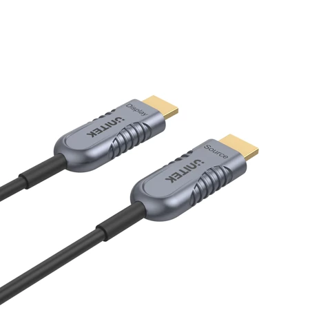 Unitek kabel optyczny HDMI 2.1 AOC 8K 120Hz 15 m - szary (C11029DGY)