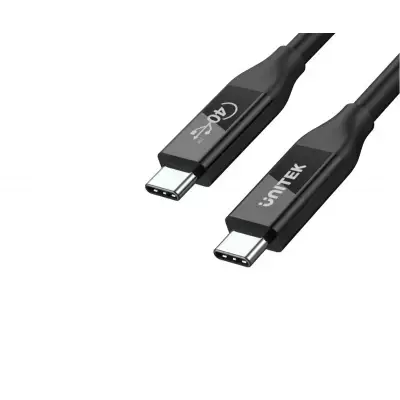 Unitek przewód USB-C 4.0 PD 100W 40 Gbps 8K 0,8 m (C14100BK-0.8M)