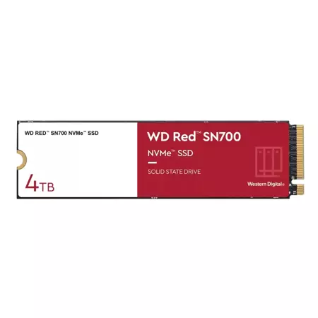 WD Red Dysk SSD 4TB M.2 NVMe biały/czerwony (WDS400T1R0C)