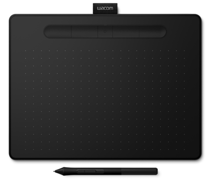 Wacom Intuos M, Bluetooth - tablet piórkowy, czarny + 3 softy graficzne (CTL-6100WLK-N)