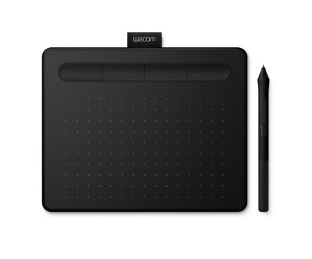 Wacom Intuos S, Bluetooth - tablet piórkowy, czarny + 2 softy graficzne (do wyboru) (CTL-4100WLK-N)