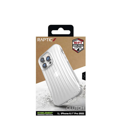 X-Doria Raptic Clutch - Biodegradowalne etui iPhone 14 Pro (Drop-Tested 3m) (Clear) (494151)