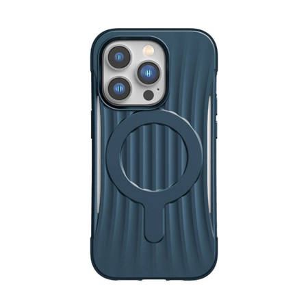 X-Doria Raptic Clutch MagSafe - Biodegradowalne etui iPhone 14 Pro (Drop-Tested 3m) (Marine Blue) (493253)