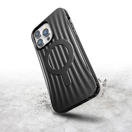 X-Doria Raptic Clutch MagSafe - Biodegradowalne etui iPhone 14 Pro Max (Drop-Tested 3m) (Black) (493307)