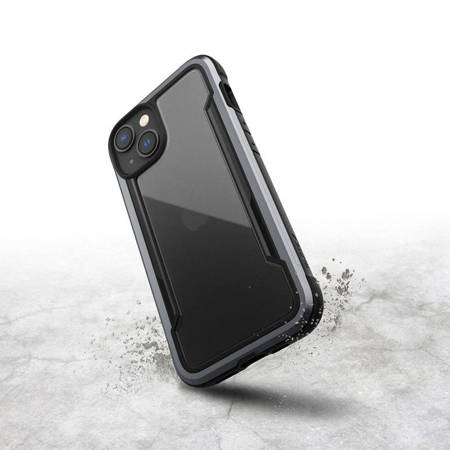 X-Doria Raptic Shield - Etui aluminiowe iPhone 14 (Drop-Tested 3m) (Black) (494007)