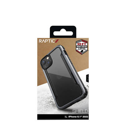 X-Doria Raptic Shield - Etui aluminiowe iPhone 14 (Drop-Tested 3m) (Black) (494007)