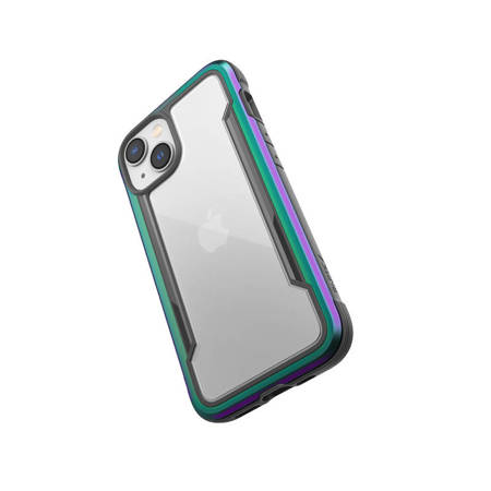 X-Doria Raptic Shield - Etui aluminiowe iPhone 14 (Drop-Tested 3m) (Iridescent) (494014)