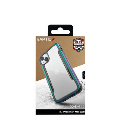 X-Doria Raptic Shield - Etui aluminiowe iPhone 14 Plus (Drop-Tested 3m) (Iridescent) (494045)