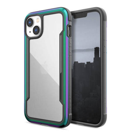 X-Doria Raptic Shield - Etui aluminiowe iPhone 14 Plus (Drop-Tested 3m) (Iridescent) (494045)