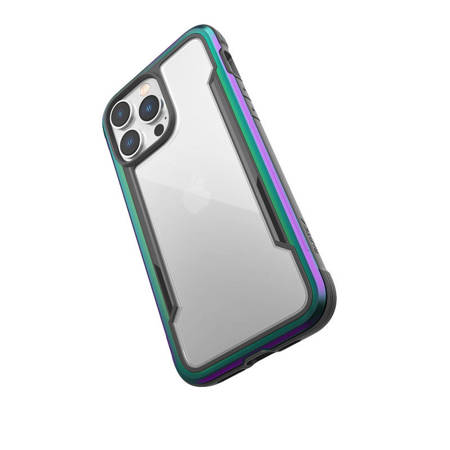 X-Doria Raptic Shield - Etui aluminiowe iPhone 14 Pro Max (Drop-Tested 3m) (Iridescent) (494106)
