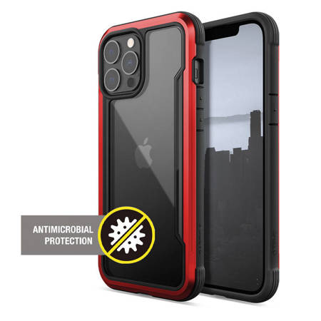 X-Doria Raptic Shield Pro - Etui iPhone 13 Pro Max (Anti-bacterial) (Red) (472623)