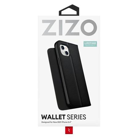 ZIZO WALLET Series - Etui z klapką iPhone 13 mini (czarny) (WTPH-IPH2154-BKCV)