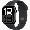 Apple Watch Series 10 GPS + Cellular 42mm Koperta z aluminium w kolorze onyksu, pasek sportowy w kolorze czarnym - S/M (MWX63ET/A)