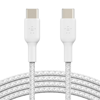 Belkin Kabel w oplocie USB-C na USB-C 60W, 2 m, biały (CAB004BT2MWH)