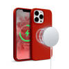 Crong Color Cover Magnetic - Etui iPhone 13 Pro Max MagSafe (czerwony) (CRG-COLRM-IP1367-RED)