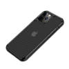 Crong Hybrid Carbon - Etui iPhone 12 Mini (czarny) (CRG-CRB-IP1254-BLK)