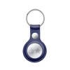 Crong Leather Case with Key Ring – Skórzany brelok do Apple AirTag (granatowy) (CRG-ATL-BLUE)