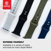 Crong Liquid - Pasek do Apple Watch 38/40/41 mm (niebieski) (CRG-40LQB-BLU)