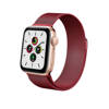 Crong Milano Steel – Pasek ze stali nierdzewnej do Apple Watch 38/40/41 mm (czerwony) (CRG-40MST-RED)