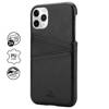 Crong Neat Cover - Etui iPhone 11 Pro z kieszeniami (czarny) (CRG-NTC-IPH11P-BLK)