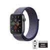 Crong Nylon - Pasek sportowy do Apple Watch 42/44/45/49mm (Midnight Blue) (CRG-44NLB-MBL)