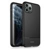 Crong Prestige Carbon Cover - Etui iPhone 11 Pro Max (czarny) (CRG-CARB-IP11PM-BLK)