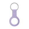 Crong Silicone Case with Key Ring – Etui ochronne brelok do Apple AirTag (fioletowy) (CRG-ATS-PRP)