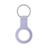 Crong Silicone Case with Key Ring – Etui ochronne brelok do Apple AirTag (lawendowy) (CRG-ATS-VLT)