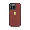 Ferrari Quilted Metal Logo - Etui iPhone 15 Pro Max (czerwony) (FEHCP15XRDUR)