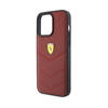 Ferrari Quilted Metal Logo - Etui iPhone 15 Pro Max (czerwony) (FEHCP15XRDUR)