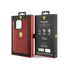 Ferrari Quilted Metal Logo - Etui iPhone 15 Pro Max (czerwony) (FEHCP15XRDUR)