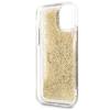 Guess Liquid Glitter 4G Big Logo - Etui iPhone 11 (złoty) (GUHCN61LG4GGO)