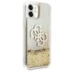 Guess Liquid Glitter 4G Big Logo - Etui iPhone 11 (złoty) (GUHCN61LG4GGO)