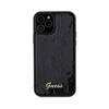 Guess Sequin Script Metal - Etui iPhone 12 / iPhone 12 Pro (czarny) (GUHCP12MPSFDGSK)