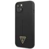 Guess Silicone Triangle Logo - Etui iPhone 13 mini (czarny) (GUHCP13SSLTGK)