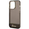 Guess Translucent - Etui iPhone 14 Pro Max (czarny) (GUHCP14XHGCOK)