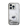 Karl Lagerfeld Liquid Glitter Choupette - Etui iPhone 14 Pro (przezroczysty) (KLHCP14LLKCNSK)