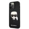 Karl Lagerfeld Saffiano Ikonik Karl`s Head - Etui iPhone 13 Pro (czarny) (KLHCP13LSAKHBK)