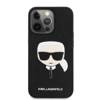 Karl Lagerfeld Saffiano Ikonik Karl`s Head - Etui iPhone 13 Pro (czarny) (KLHCP13LSAKHBK)