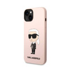 Karl Lagerfeld Silicone NFT Ikonik MagSafe - Etui iPhone 14 Plus (różowy) (KLHMP14MSNIKBCP)