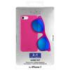 PURO Sunny Kit - Zestaw etui iPhone SE 2020 / 8 / 7 + składane okulary przeciwsłoneczne (różowy) (IPC747SUNNYKIT1PNK)