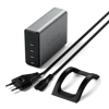 Satechi GaN Charger 165W - ładowarka sieciowa 165W, 4x USB-C - gwiezdna szarość (ST-UC165GM-EU)