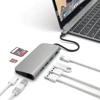 Satechi Hub Multiport z USB-C na USB, HDMI 4K, Ethernet - gwiezdna szarość (ST-TCMAM)