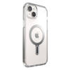 Speck Presidio Perfect-Clear ClickLock & Magsafe - Etui iPhone 15 Plus / iPhone 14 Plus (Clear / Chrome Finish / Serene Silver) (150457-3199)