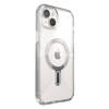 Speck Presidio Perfect-Clear Grip ClickLock & MagSafe - Etui iPhone 15 Plus / iPhone 14 Plus (Clear / Chrome Finish / Serene Silver) Przezroczysty (150459-3199)