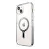 Speck Presidio Perfect-Clear Grip ClickLock & MagSafe - Etui iPhone 15 Plus / iPhone 14 Plus (Clear / Chrome Finish / Serene Silver) Przezroczysty (150459-3199)